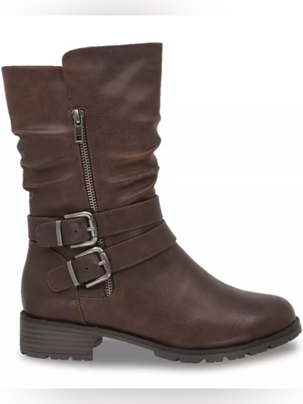 Taxi Brown Waterproof Moto Boots Wide Width NWT Star Trek Starfleet Academy 37